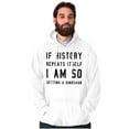 thumbnail image 5 of History Repeats Itself Dinosaur Pet Hoodie Sweatshirt Women Men Brisco Brands L, 5 of 6