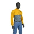 thumbnail image 5 of Ironcat Leather Cape Sleeves, 11", Anodized Snaps, X-Large, Golden Yellow, 5 of 5