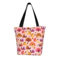 thumbnail image 1 of Fotbe Happy Thanksgiving Turkey Bolsa de Playa con Estampado, Bolsa de Hombro, Bolsa de Mano Espaciosa, Bolsa de Viaje Ligera, Bolsa de Compras Versátil, 1 of 6