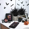 thumbnail image 4 of Scidweet Artificial Eucalyptus Plants Indoor, 2pcs Small Fake Faux Potted Plants for Home Desk Room Coffee Table Office Halloween Decor, Black, 4 of 7
