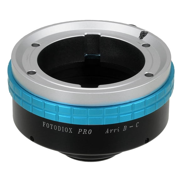 Fotodiox Pro Lens Mount Adapter - Arri Bayonet (Arri-B) Mount Lens to C-Mount (1" Screw Mount) Cine & CCTV Camera Body