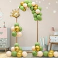 thumbnail image 4 of GARFANS 5.9x2.6FT Wedding Arch Backdrop Garden Flower Garland Display Stand Frame Background Gold, 4 of 7