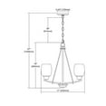 thumbnail image 2 of Thomas Lighting - Casual Mission - Three Light Chandelier-Brushed Nickel Finish, 2 of 2