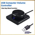 thumbnail image 3 of 2X USB Volume Control Lossless PC Computer Speaker Volume Controller Knob Adjuster Digital Control with One Key Mute, 3 of 6