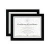 DAX 8.5 x 11 in. Document/Certificate Frame - Set of 2
