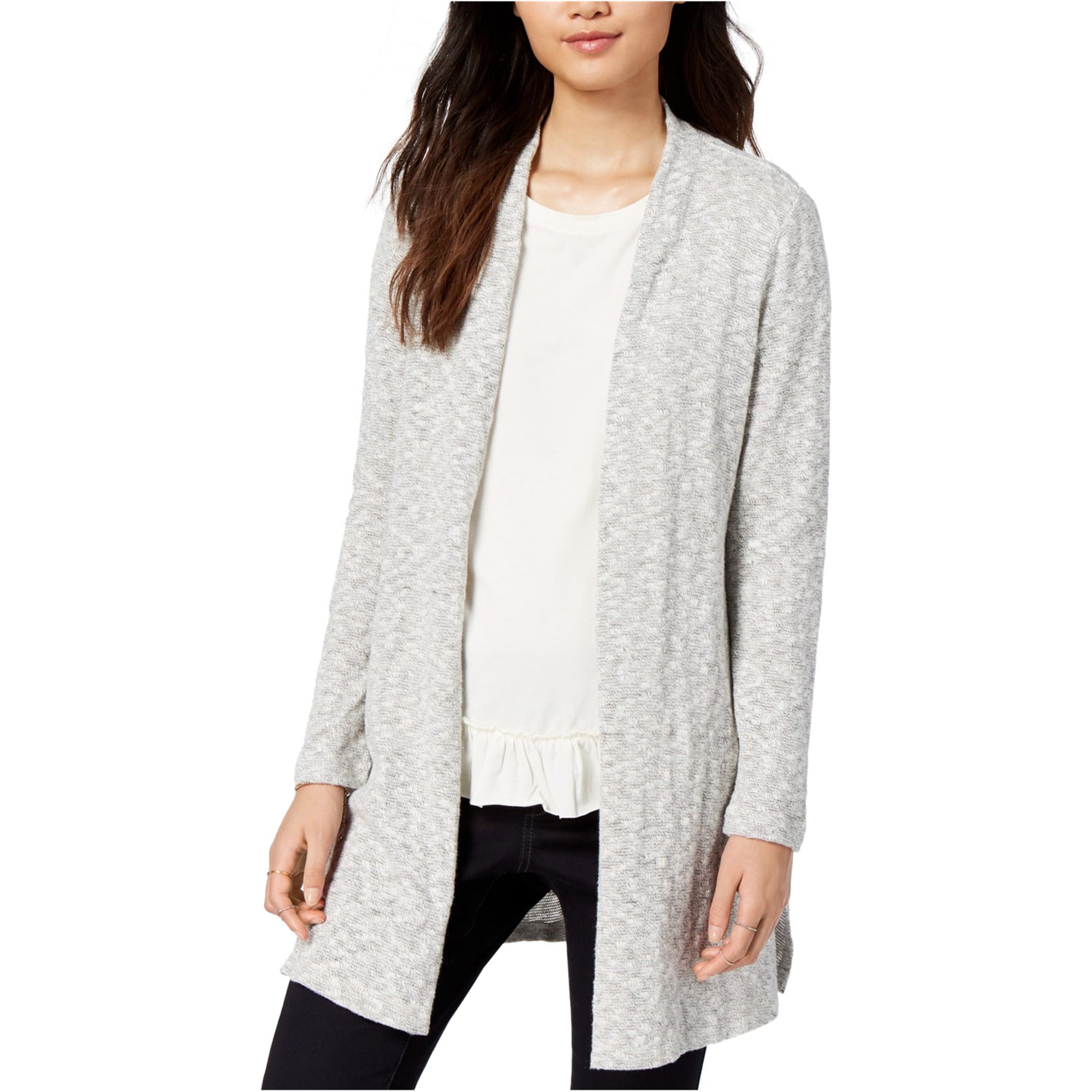 Maison Jules - Maison Jules Womens Marled Cardigan Sweater - Walmart ...