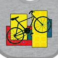 thumbnail image 4 of Inktastic Bike Pattern Blocks Boys or Girls Baby Bib, 4 of 4