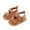 Orange, variant on Infant Baby Girls Summer Sandals with Flower Bowknot Soft Sole Newborn First Walker Crib Dress Shoes Black 3 Months