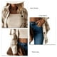thumbnail image 4 of Camisa con botones para mujer, camisa de solapa a cuadros con botones a cuadros de manga larga, camisa a cuadros de manga larga, características líderes en su clase, 4 of 5