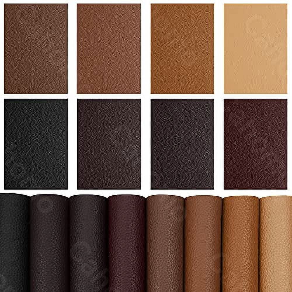MUYUNXI 23 Colors Large Leather Repair Patch Self Adhesive Leather Patch  Kit Faux Leather Repair Patch for Couches Car Seat Chair 135cm（54 inch）  Wide
