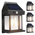 thumbnail image 1 of Lámpara de Pared Solar para Exteriores, Lámpara de Tungsteno Impermeable, Lámpara de Jardín con Sensor de Cuerpo Humano, Luz de Iluminación, 1 of 5