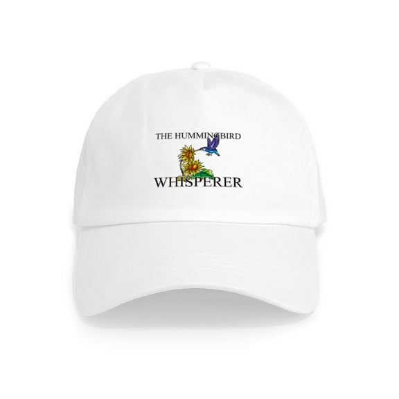 CafePress - The Hummingbird Whisperer Cap - Adjustable 100% Brushed Unisex Casual Cotton Baseball Cap, Beige, 1