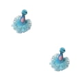 thumbnail image 2 of Methold Sombrero de gato Corbata de gatito Suministros para mascotas Diseño de encaje Traje de fiesta Forma linda Regalo dulce Tamaño libre Sombrero azul/Corbata azul 2piezas, 2 of 6