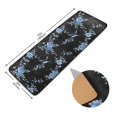 thumbnail image 3 of Dailycode Hallway Runner Rug 2x6 Non Slip Absorbent Soft Floor Mat for Home Kitchen Bedroom Entrance Swallows Birds and Flowers, 3 of 7