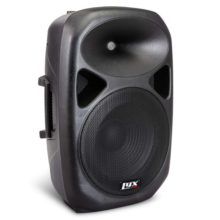Korrupt mærke elektronisk LyxPro 12" Inch PA Speaker Powered Active System with Equalizer, Bluetooth,  Many Input Options - Walmart.com