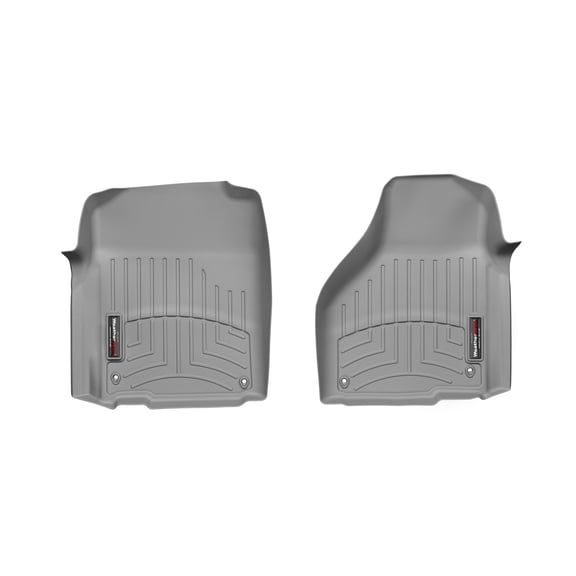 WeatherTech Custom Fit FloorLiners compatible with Ram Truck 1500, Ram Truck 1500 Classic, Ram 1500 - 1st Row (Driver & Passenger), Grey