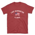 thumbnail image 1 of Lake Barrington Illinois Patriot Men's Cotton T-Shirt, 1 of 1