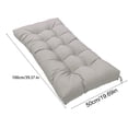 thumbnail image 3 of Coussin de Balançoire d'Extérieur Imperméable, Coussin de Siège de Remplacement / Coussin pour Mobilier de Porche et de Patio, Résistant aux Intempéries / Usage Intérieur Extérieur pour Causeuse en Osier, Chaise de Salle à Manger, Terrasse, 3 of 6