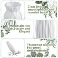 thumbnail image 4 of Happon 5 Pack Vases for Flowers,Plastic Vases,Vase White, Decorative Flowers Vase,Suitable for Grass, Table Decor Vases for Living Room and Bedroom, 4 of 7