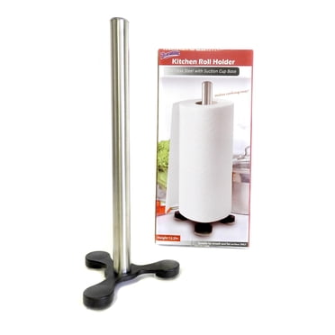 2 pc Set White Plastic Spring Loaded Toilet Paper Holder Tubes ...