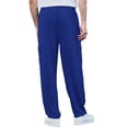 thumbnail image 3 of Pinspark Men's Baggy Cargo Sweatpants Open Bottom Straight Leg Loose Fit Drawstring Waist Deep Pockets, 3 of 6