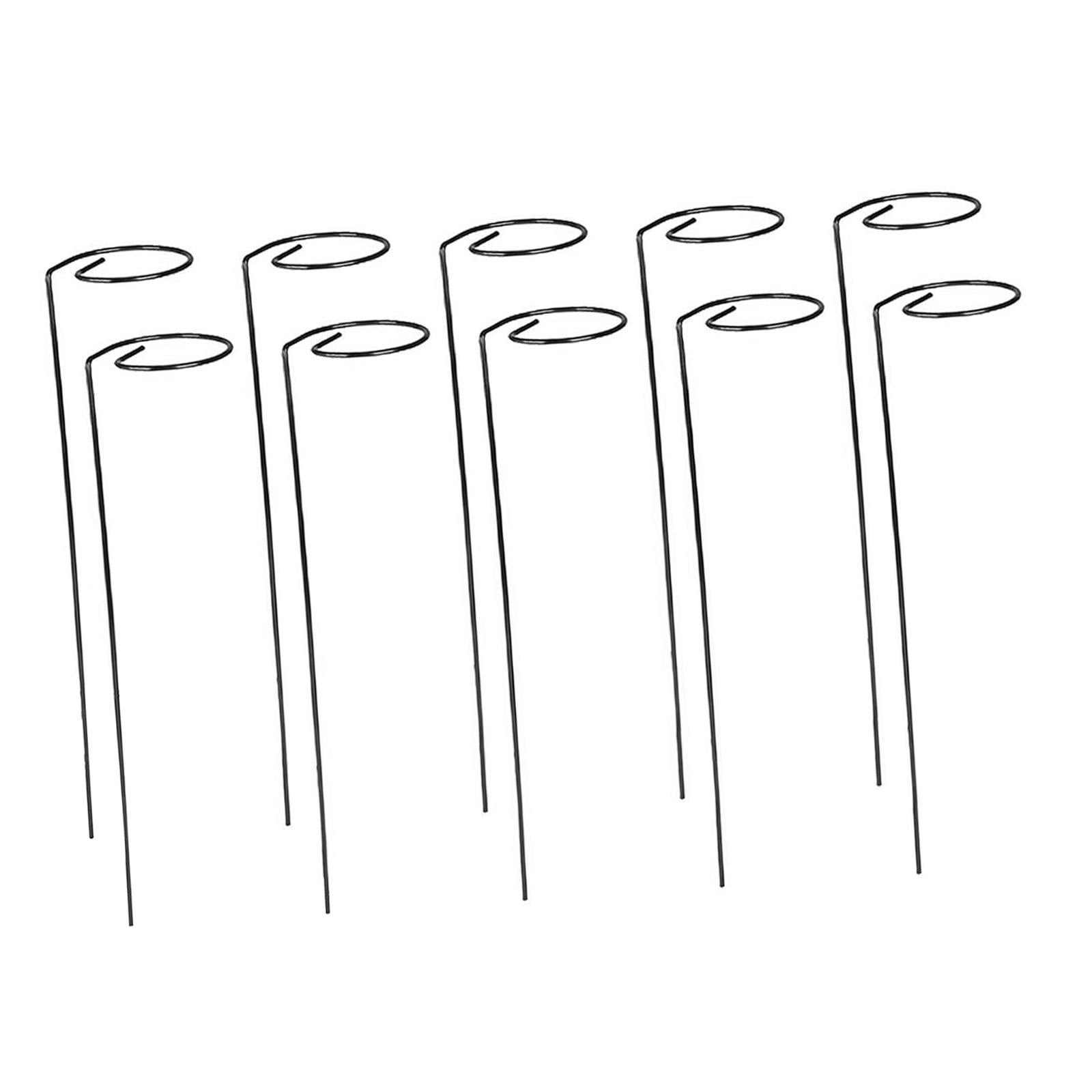 Zxpjkyu Climbing Plant Stakes Plant Support Towers Supplies Space Saving Easy to Install Straight 10pcs