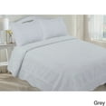 thumbnail image 4 of LCM Home Fashions White Embroidered Oversized Scalloped Edge Quilt Set, 4 of 4