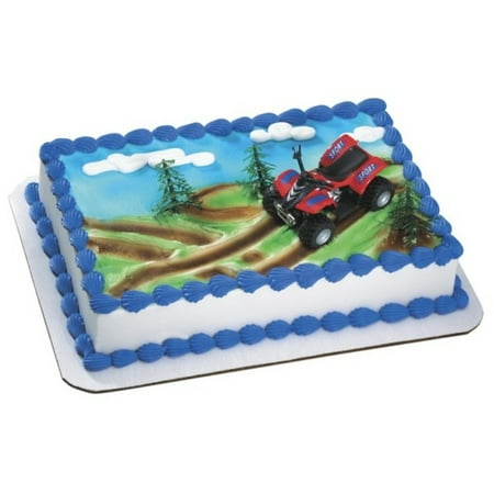 Atv 4 Wheeler Cake Topper Kit Walmart Com