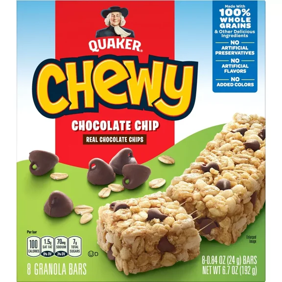 Quaker Chewy Chocolate Chip Granola Bars