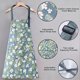 thumbnail image 3 of Chefs Kitchen Aprons, Floral Aprons for Women Adjustable Apron with Pocket Cooking Apron Waterproof Apron for Kitchen//Gardening, 3 of 4