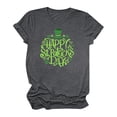 thumbnail image 4 of T-shirts de la Saint-Patrick pour Femmes Mode Saint-Patrick Imprimé Col Rond Manches Courtes T-Shirt Décontracté Haut T-Shirt de la Saint-Patrick, 4 of 4