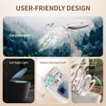 thumbnail image 6 of DeerValley  1.28 GPF Tankless Elongated Smart 1-Piece Toilet Bidet in White with Auto Close/Open/Flush, Warm Air Dryer, 6 of 14