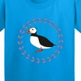 thumbnail image 4 of Inktastic Puffin Bird Wreath Youth T-Shirt, 4 of 5