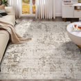 thumbnail image 1 of x Area Rug Living Room Rugs - Washable Neutral Modern Abstract Soft Thin Large Rug Indoor Floor No Slip Rug Carpet for Bedroom Under Dining Table Home Office Decor -, 1 of 9