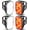 2 Set, variant on UYWZQ-ISEYOU Bike Lights, Ultra-Slim USB-C Rechargeable Bike Lights Front and Back, 5+6 Lighting Modes & IP65 Waterproof, Super Bright Bicycle Light Set for Road Mountain Night Riding Cyc