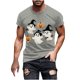 thumbnail image 2 of Blusas y camisas de manga corta y cuello redondo para hombre. Blusas/camisetas de manga corta con cuello redondo y estampado de Halloween para hombre. Blusa para hombre., 2 of 5