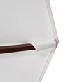 thumbnail image 4 of 9' Wood Market Umbrella Pulley Open Marenti Wood/Olefin/Champagne, 4 of 5