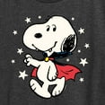 thumbnail image 3 of Peanuts - Snoopy Vampire Stars Glow In The Dark - Women's Short Sleeve Graphic T-Shirt, 3 of 6