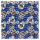 thumbnail image 4 of Tela de Patchwork Calaveras y estampado floral Artesanía Impreso Cuadrados mezclados Paño para coser Arte Artesanía DIY Mantel Bols Azul 90x110cm, 4 of 9