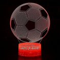 thumbnail image 2 of Lámpara de escritorio YONGSHENG Cambiador LED 3D Fútbol 7 colores, 2 of 4