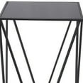 thumbnail image 3 of Benjara 2 Piece Accent Table with Open Geometric Base, Black, 3 of 5