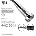 thumbnail image 2 of Vigo VG15055 30"x10" Undermount Kitchen Sink Faucet Colander Grid Dispenser, 2 of 12