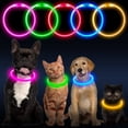 thumbnail image 2 of Collar LED para perro Flashseen HiGuard recargable por USB, verde, 2 of 6