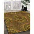 thumbnail image 2 of Ahgly Company Indoor Round Patterned Bakers Brown Area Rugs, 6' Round, 2 of 6