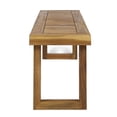 thumbnail image 4 of Christopher Knight Home Nestor Outdoor Acacia Wood Bench by Chirstopher Knight Home, 4 of 5