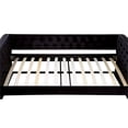 thumbnail image 6 of Bowery Hill Upholstered Black Daybed Rectangular Nailhead Trim 87.63" x 43" x 34.25" Unassembled, 6 of 8