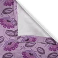 thumbnail image 5 of Ambesonne Purple Grommet Curtain, Nature Inspired Flora, 50" x 120", Purple Lilac Dark Purple, 5 of 6