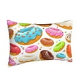thumbnail image 2 of Haiem Pillowcase for Hair and Skin Queen - Color Donut Printed Soft Pillowcase with Envelope Closure-14"x20", 2 of 9