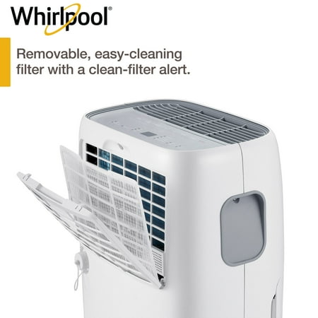 Whirlpool - 20 Pint Dehumidifier - White