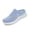 Blue, variant on Comfort Women Sneakers Lightweight Slip On Sneakers Shock Absorbing Mesh Walking Shoes for Daily Outdoor & Indoor Home Use